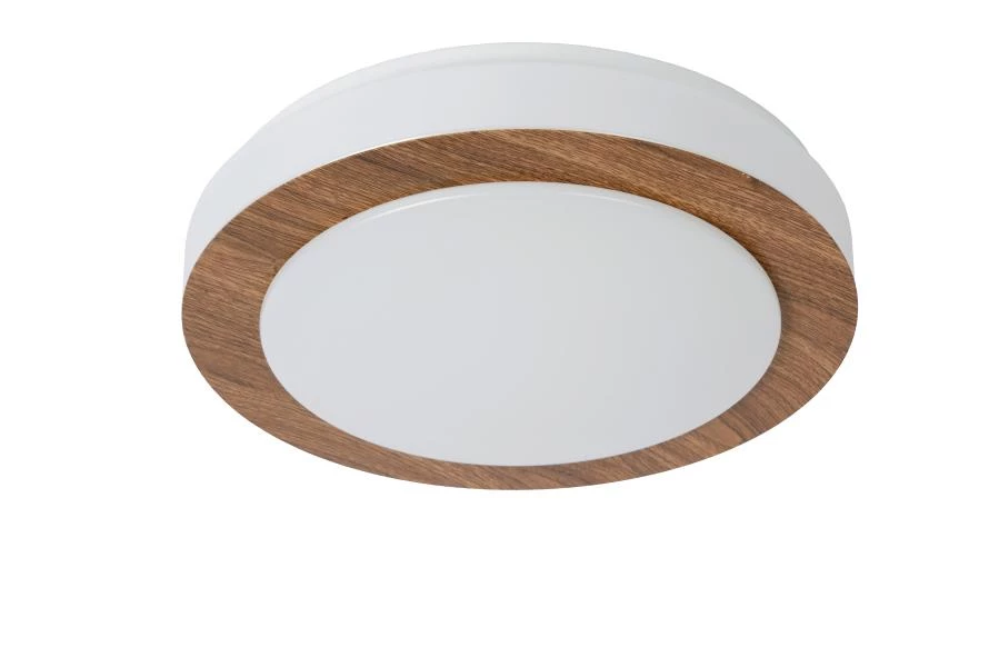 Lucide DIMY - Deckenleuchte Badezimmer - Ø 28,6 cm - LED Dim. - 1x12W 3000K - IP21 - 3 StepDim - Natürlich - UIT